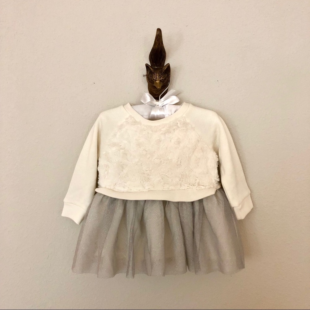Cat & Jack Sweatshirt + Tutu Dress